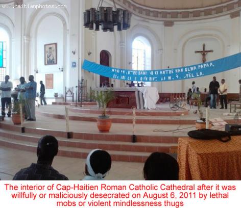 Cap-Haitien Cathedral Vandalized
